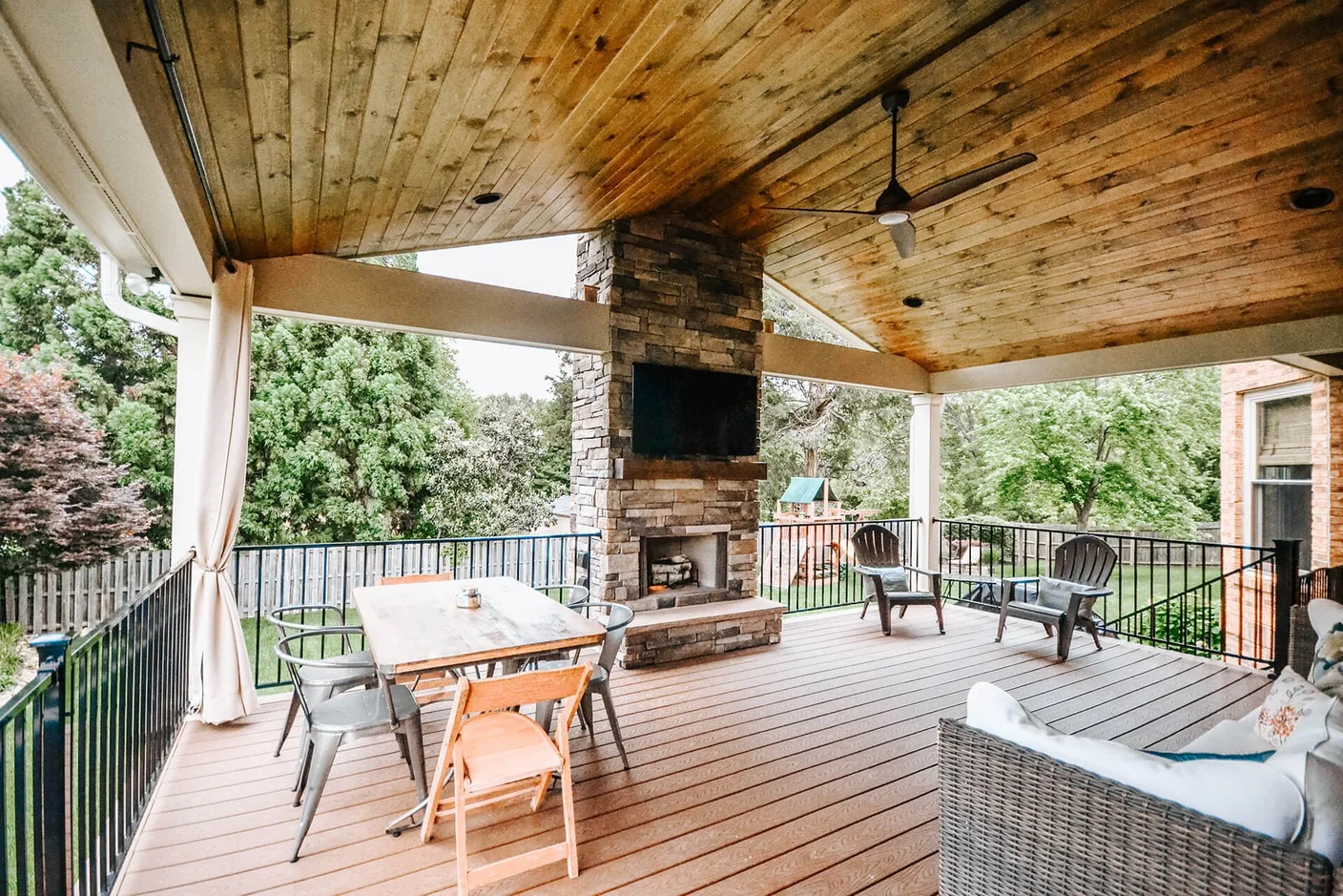 Porches project by SES Custom Homes
